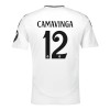 Maillot de Supporter Real Madrid Camavinga 12 Domicile 2024-25 Pour Enfant